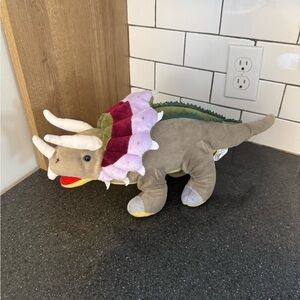 90’s Plush Triceratops Dinosaur Plus